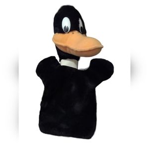 Vintage‎ 1989 Daffy Duck Warner bros Hand puppet